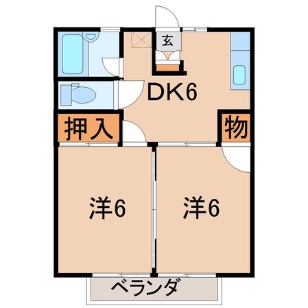 桜町ハイツの物件間取画像